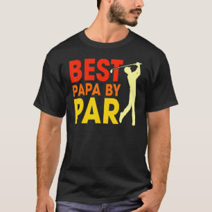 Camiseta Melhor Papá De Par Dia de os pais Golf Papa Gra