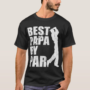 Camiseta Melhor Papá De Par Funny Golf Dia de os pais Avô G