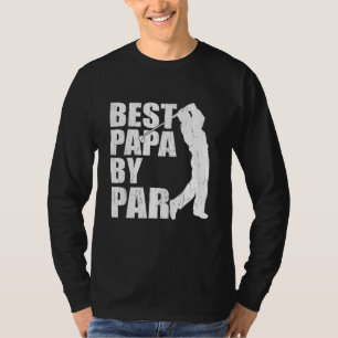 Camiseta Melhor Papá De Par Funny Golf Dia de os pais Avô G