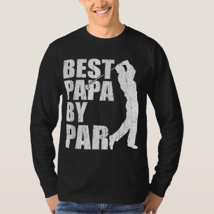 Camiseta Melhor Papá De Par Funny Golf Dia de os pais Avô G