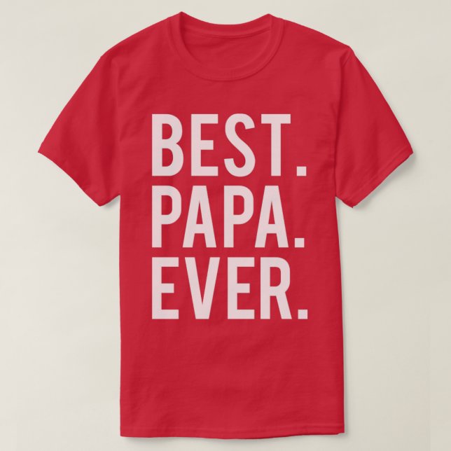 Camiseta Melhor papa de sempre2 (Frente do Design)