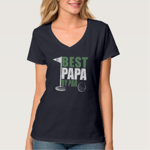 Camiseta Melhor Papá Engraçado Por Par Dia de os pais Golf