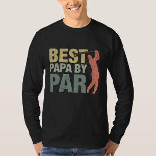 Camiseta Melhor Papá Engraçado Por Par Dia de os pais Golf