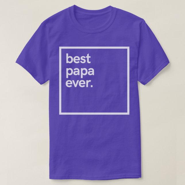 Camiseta Melhor Papa Ever5 (Frente do Design)