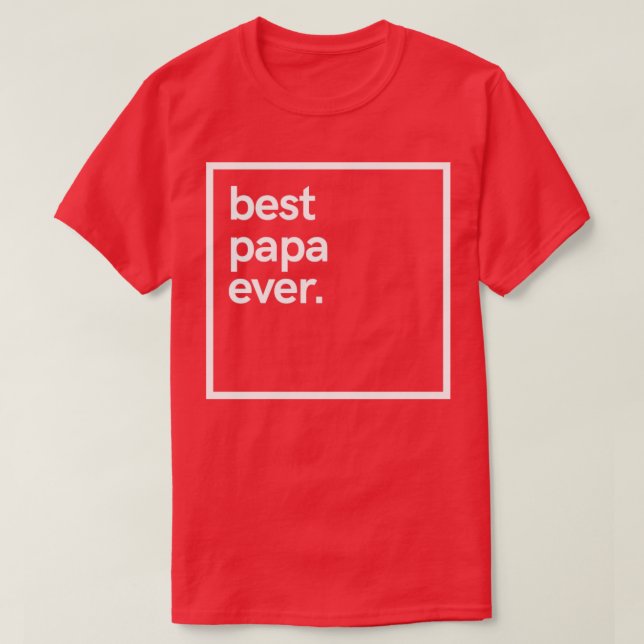 Camiseta Melhor Papa Ever5 (Frente do Design)