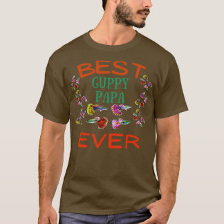 Camiseta Melhor Papá Guppy Nunca