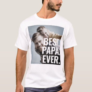 Camiseta Melhor. Papá. Nunca. Dia dos Pais