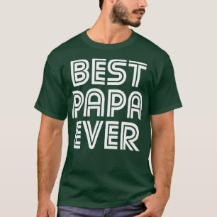 Camiseta Melhor Papa Nunca Pai Família Pai Pai Pai Orgulhos