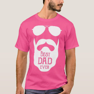 Camiseta Melhor papa para homens barbudos no dia dos homens