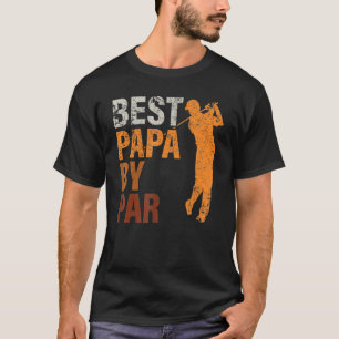 Camiseta Melhor Papa Por Dia de os pais De Par Vovô De Golf