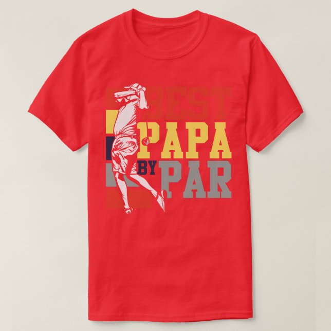 Camiseta Melhor Papa Por Par Golf (Frente do Design)