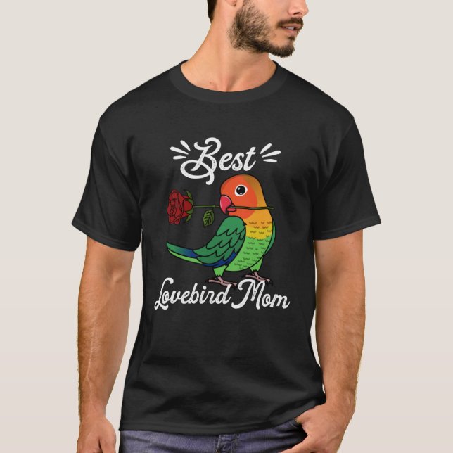 Camiseta Melhor Papagaio Mãe I Fischers Lovebird (Frente)