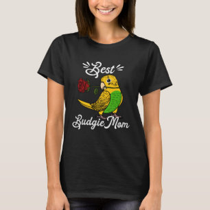 Camiseta Melhor Papagaio Mãe I Orçamento Amarelo Bugerigar