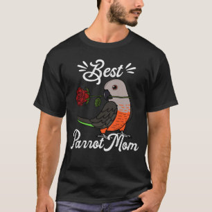 Camiseta Melhor Papagaio Mãe I Papagaio Vermelho