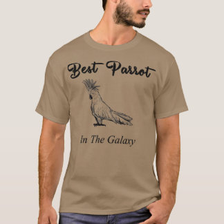 Camiseta Melhor papagaio na Galáxia design Cockatoo