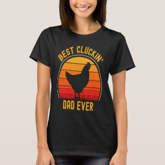 Camiseta Melhor Papai Cacarejador de Todos os Tempos Dia d