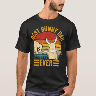 Camiseta Melhor Papai Coelho de Todos os Tempos Amante de C