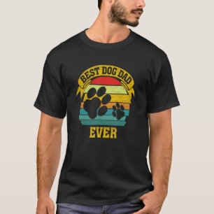 Camiseta Melhor Papai de Cachorro de todos os tempos Retrie
