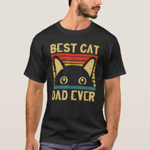 Camiseta Melhor Papai de Gato Antigo de Todos os Tempos Di