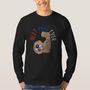 Camiseta Melhor Papai de Sempre Pai Chileno Dia dos Pais Vi