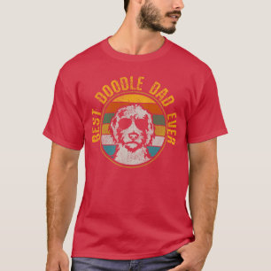 Camiseta Melhor Papai Doodle de Todos os Tempos Vintage Cac