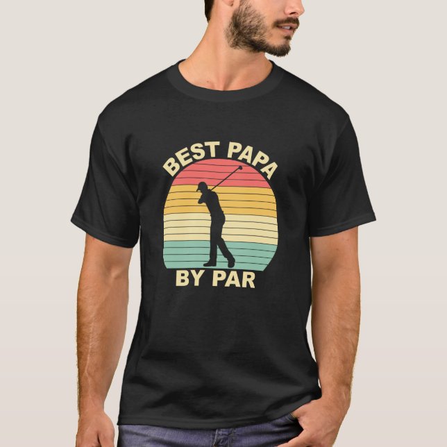 Camiseta Melhor Papai Par - Golfe (Frente)
