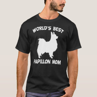Camiseta Melhor Papillon Mãe do Mundo