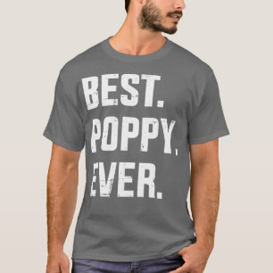 Camiseta Melhor papoila para pai e dia de os pais de crianç