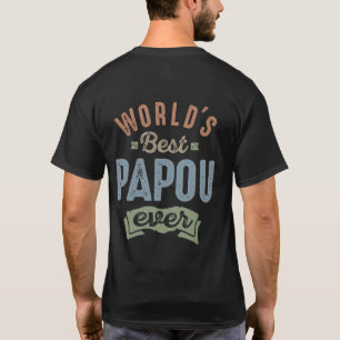 Camiseta Melhor Papou do Mundo