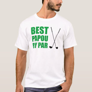 Camiseta Melhor Papou Por Par de Golfe