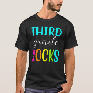 Camiseta Melhor Para Estudantes De Terceiro Grau Rochas De 