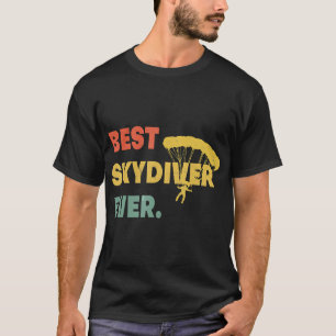 Camiseta Melhor Paraquedista de Todos os Tempos Gif Engraça