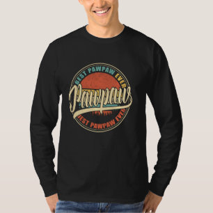 Camiseta Melhor Pawpaw Ever Vintage Retro Pai Papa Avô