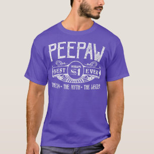 Camiseta Melhor Peepaw Personalizado Do Mens Não 