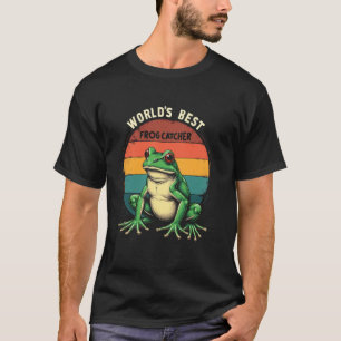 Camiseta Melhor Pegador de Rãs do Mundo Excêntrico
