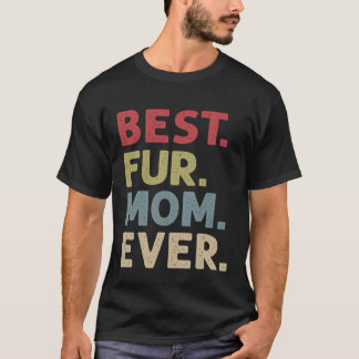 Camiseta Melhor Pele Mãe de Pele para Mulheres Mãe de Gato