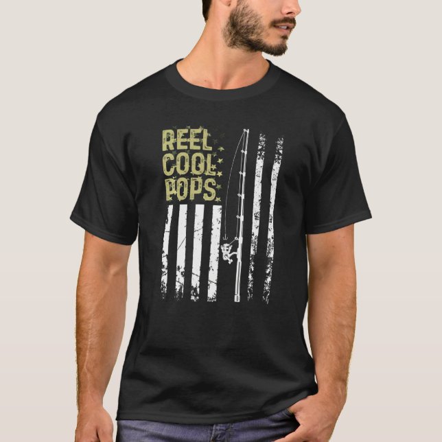 Camiseta Melhor Pescador De Moinhos De Pop Legal Para Pai F (Frente)