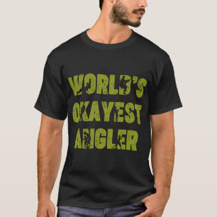 Camiseta Melhor Pescador do Mundo Engraçado Sarcástico