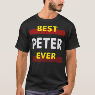 Camiseta Melhor Peter Alguma Vez Amigos Nome Pessoa de Apel