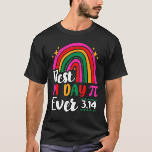Camiseta Melhor Pi Day Ever Rainbow 3 14 Pi - Símbolo Mat