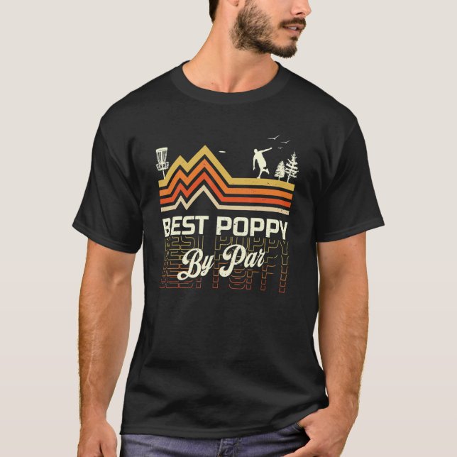 Camiseta Melhor Pipoca De Longos Homens Golf Retro Sunset D (Frente)