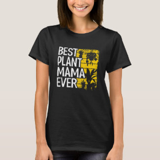 Camiseta Melhor Planta Mamã Ever Garden Landscaper Mãe Gard