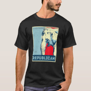 Camiseta Melhor Política Republicana Retrato Correspondente