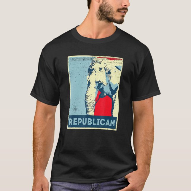 Camiseta Melhor Política Republicana Retrato Correspondente (Frente)