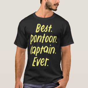 Camiseta Melhor Pontão Capitão Ever Pontoon Boat Party 1