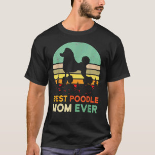 Camiseta Melhor Poodle Mãe De 70 Anos Cão Maltês Pet Own