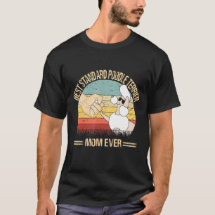 Camiseta Melhor Poodle Standard Mãe Nunca Cachorro Dia de