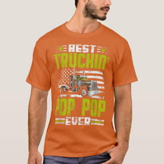 Camiseta Melhor Pop de caminhonete Pop de sinalizador ameri