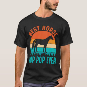 Camiseta Melhor POP de Cavalo NUNCA Vintage