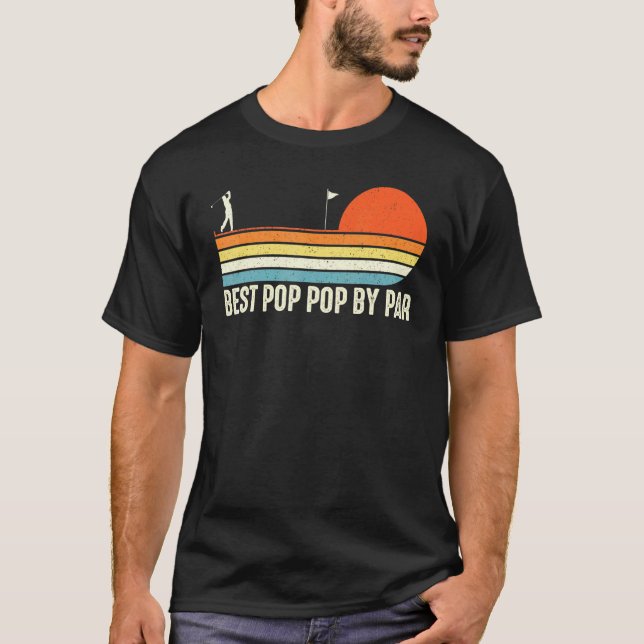 Camiseta Melhor Pop de Pop por Dia de os pais de pinheiro (Frente)